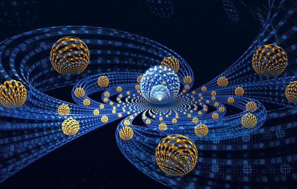 Picture light, balls, color, the volume