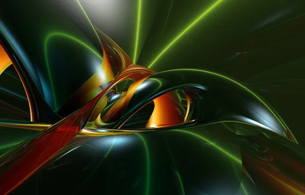 Picture abstract, rendering, anima