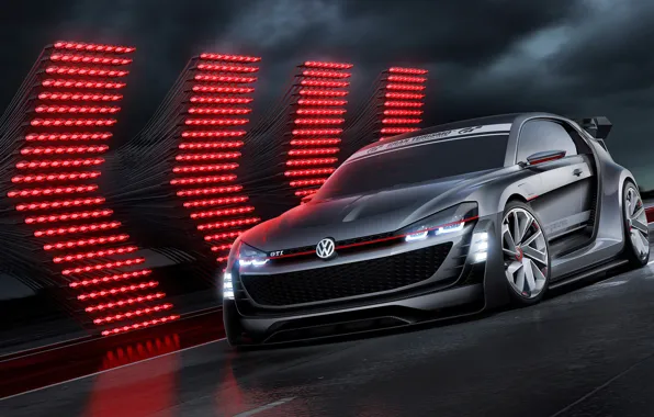 Concept, Volkswagen, Vision, GTI, Volkswagen, Supersport, Gran Turismo, 2015