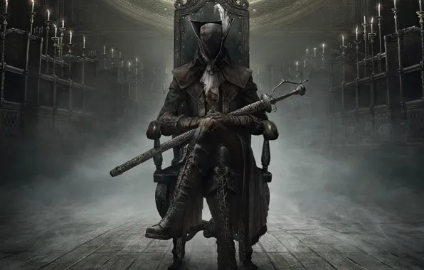 Weapons, Cloak, Hunter, From Software, Bloodborne, Bloodborne: The Old Hunters, The Old Hunters