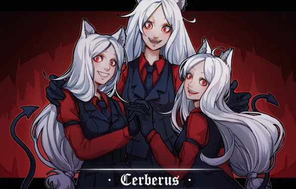 Girls, demons, Cerberus, Helltaker