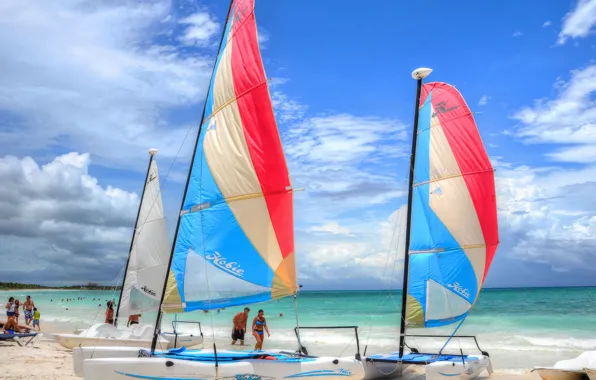 Sea, beach, the ocean, stay, shore, boat, vacation, yacht