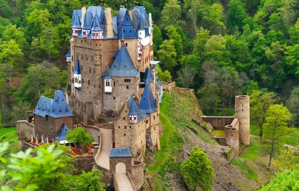 Castle, Germany, architecture, ELTZ, Burg Eltz