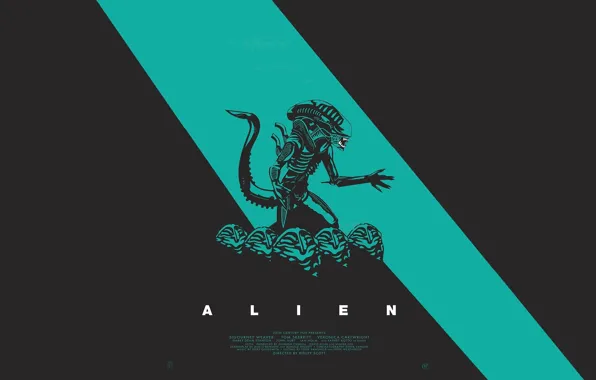 Picture alien, anniversary, poster, 35th