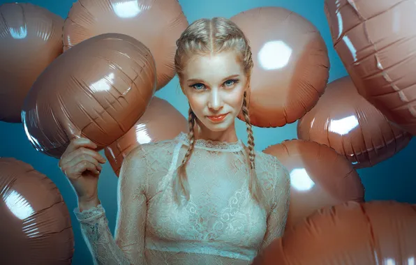 Picture eyes, look, balls, face, lips, Pille