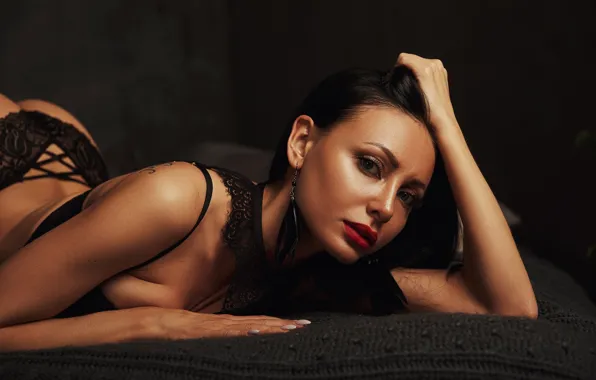 Look, girl, face, hands, Vladimir Sereda