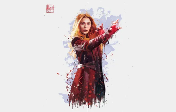 Picture background, actress, art, gesture, character, Avengers: Infinity War, the Avengers: infinity war