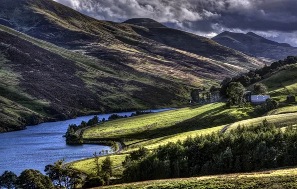Landscape, Scotland, Pentland Hills