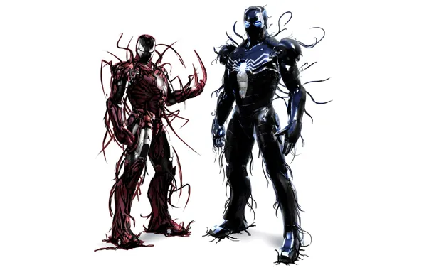 Picture Iron Man, Marvel, Venom, Symbiote