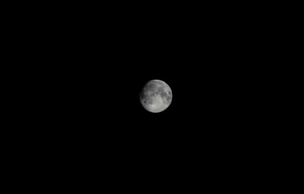 The moon, earth, moon, greey