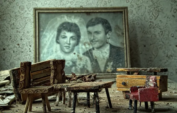 Macro, background, furniture