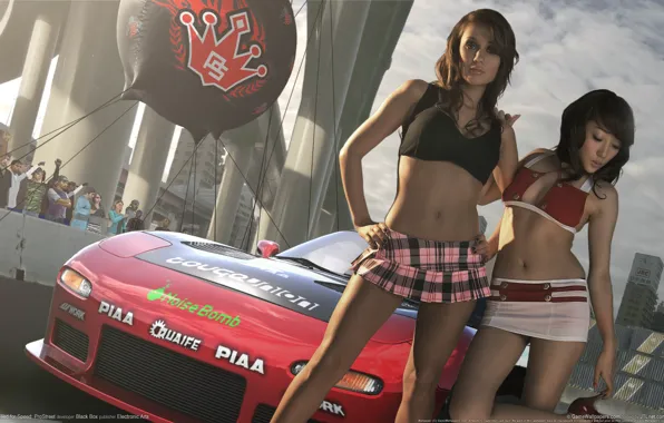 Picture girls, the game, race, nfs