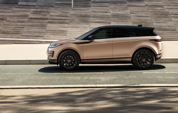 Land Rover, Range Rover, Evoque, side view, Land Rover Range Rover Evoque P300e Autobiography