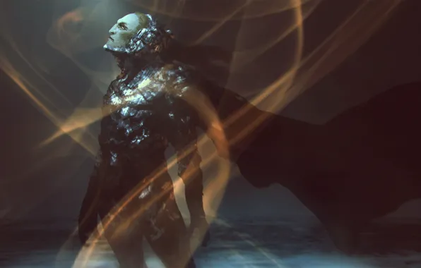 Picture fiction, dark, people, armor, art