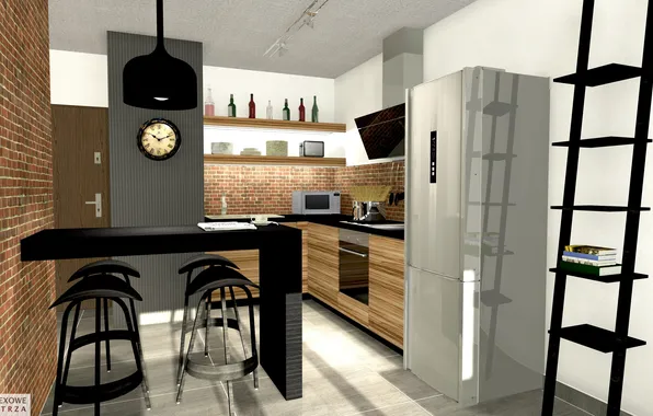 Picture design, style, room, interior, kitchen