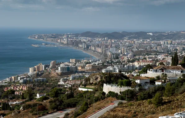 Picture coast, Spain, Andalusia, Fuengirola