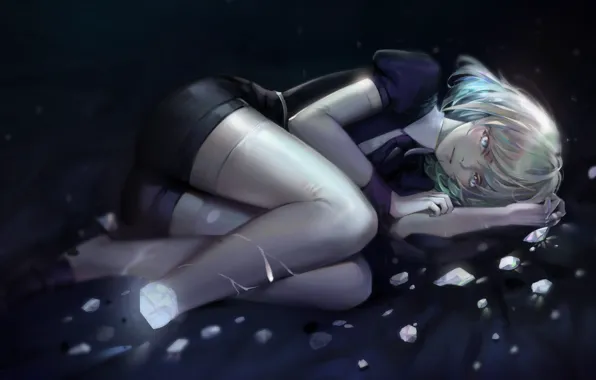 Girl, darkness, lies, diamond, house no kuni