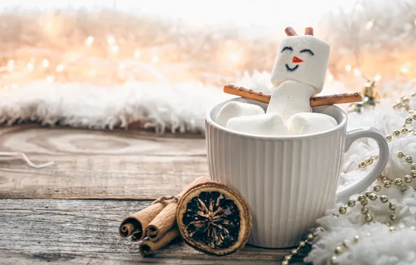Light, smile, Board, Christmas, candy, Cup, New year, beads