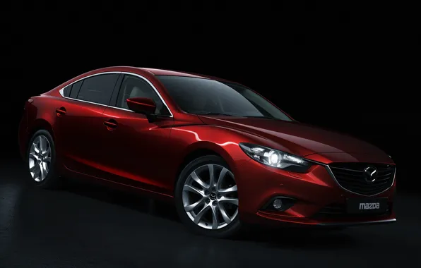 Auto, mazda, sedan