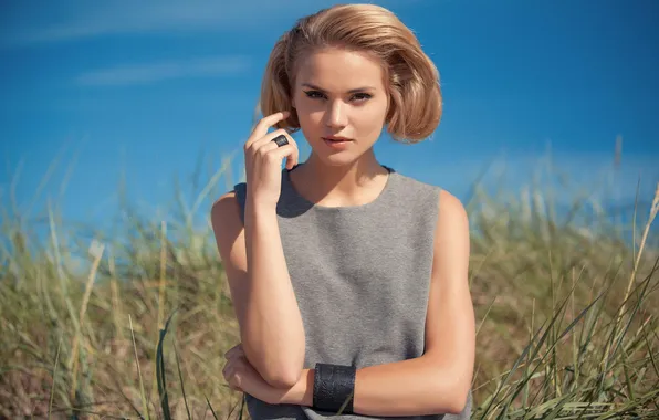 Girl, nature, model, blonde