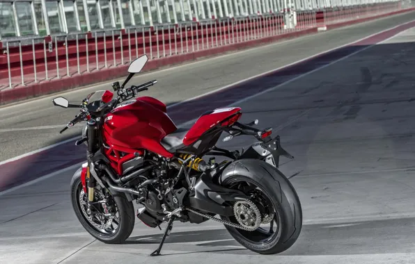 Red, Ducati, Monster, moto, road, bike, Legend, classic
