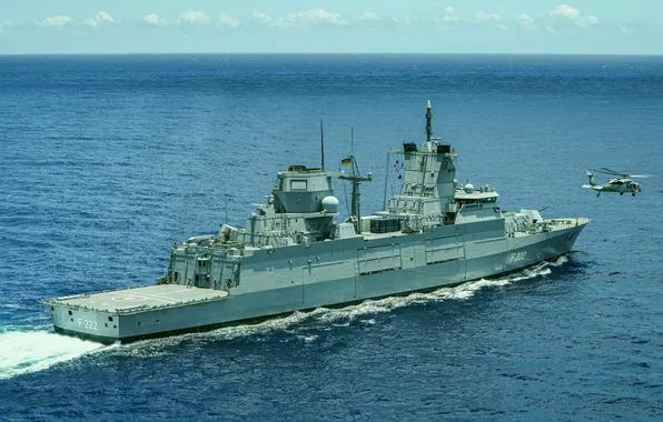 Frigate, The German Navy, F 222, FGS Baden-Württemberg