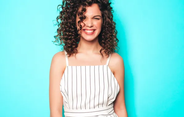Picture girl, smile, mood, Halay Alex