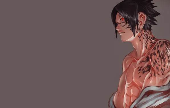 Body, guy, Naruto, Naruto, torso, Uchiha Sasuke