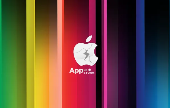 Picture apple, Apple, storm