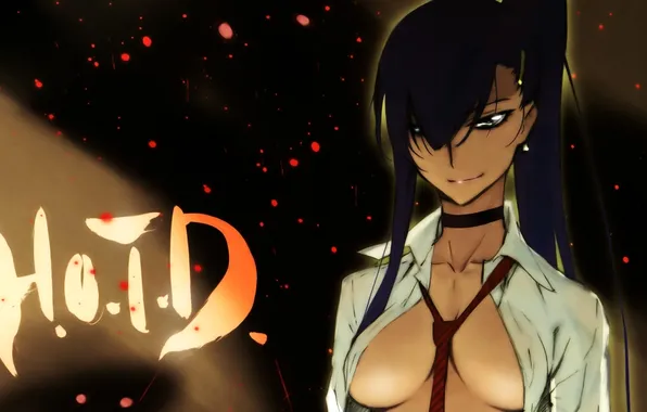 Hairstyle, tie, shirt, school of ghouls