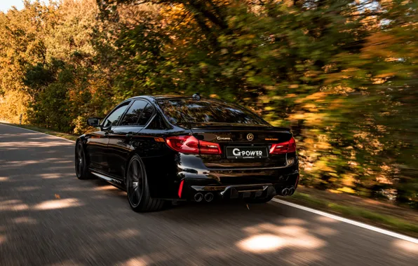 Black, BMW, sedan, G-Power, 2018, BMW M5, four-door, M5