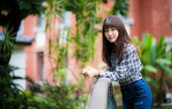 Look, girl, pose, Asian, cutie