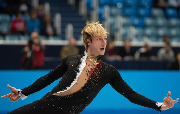 Picture figure skating, skaters, champion, Evgeni Plushenko, The Championship Of Russia