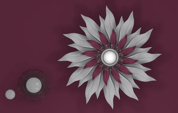 Flower, decoration, 3D graphics