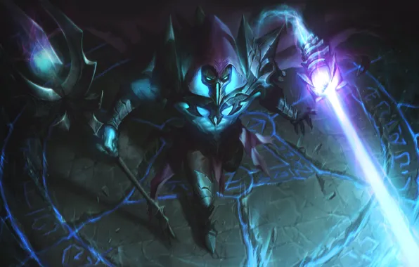 Weapons, armor, fantasy, pentagram, League of Legends, Riot Games, Viktor, Alvin Lee