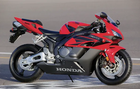 Picture red, Honda, CBR1000RR, Sport, Superbike