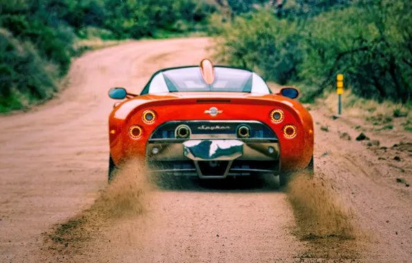 Spyker, rear view, C8, Spyker C8 Aileron