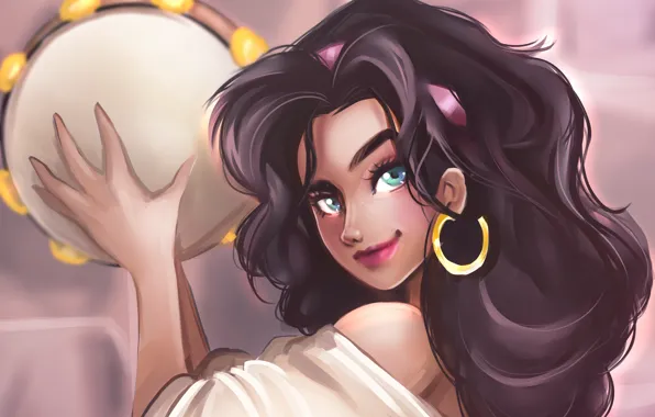 Picture Esmeralda, by Kachumi, The hunchback of Notre Dame