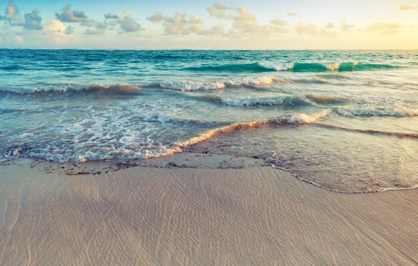 Sand, wave, the black sea