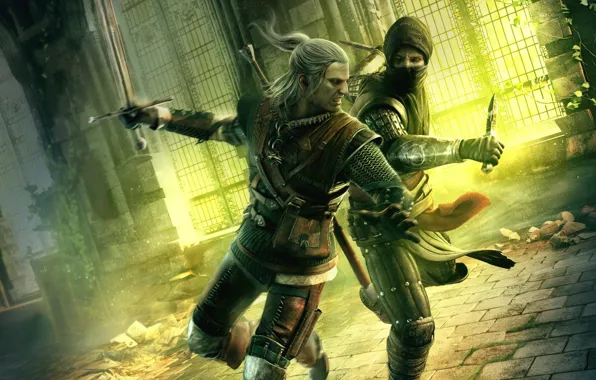 Wallpaper The Witcher 2: Assassins Of Kings, Asasin, The Witcher.
