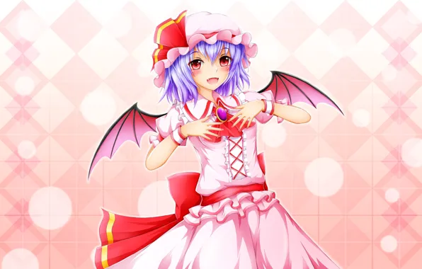 Art, girl, touhou, remilia scarlet