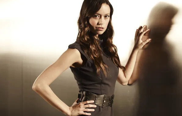 Picture hair, look, pose, Summer Glau, wall lighting, Summer Glau, background, actress