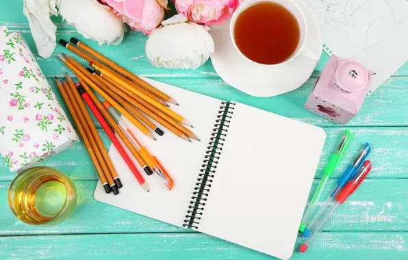 Pencils, art, notebook, art, items, drawing