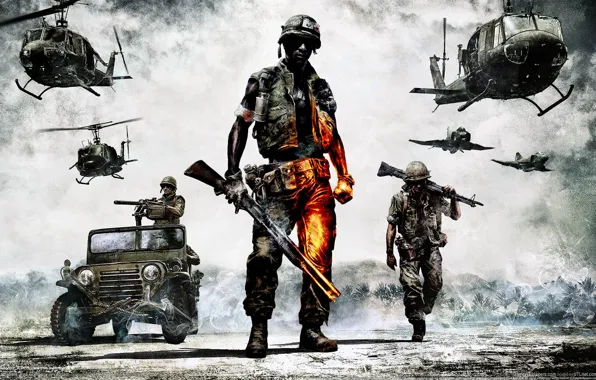 Game, Battlefield, Bad Company2, Vietnam