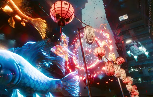 Art, street, cyberpank, cyberpunk 2077, 2020, 2077, cdprojekt red