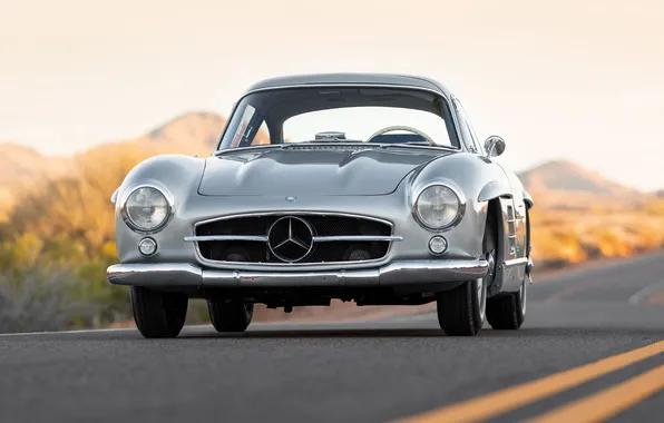 Picture Mercedes-Benz, 300SL, 1955, Mercedes-Benz 300 SL, Gullwing