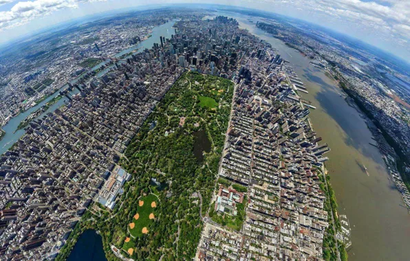 Picture The sky, Home, New York, The city, USA, New York, Central Park, Central Park