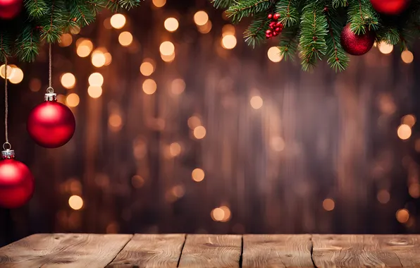 Decoration, background, balls, Christmas, gifts, New year, new year, Christmas