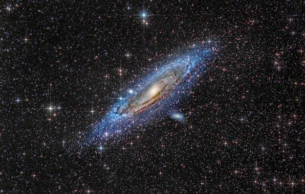 Space, stars, Andromeda, Galaxy