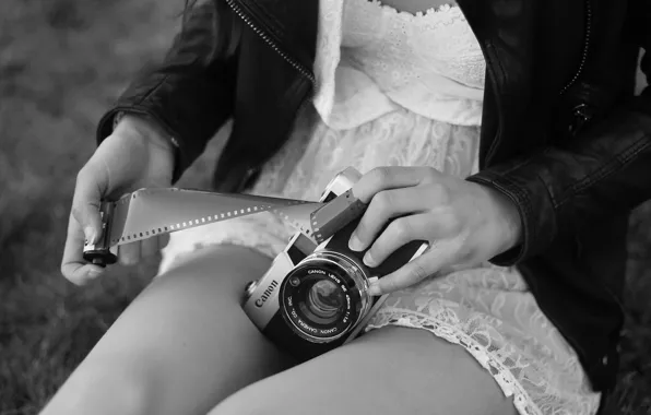 The camera, film, Canon